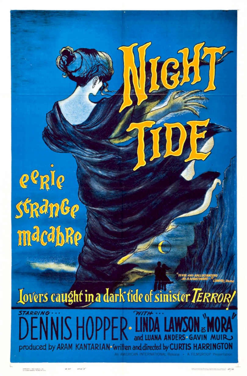 Night Tide Lovers Vintage Retro Advert Poster A4 Photo Print