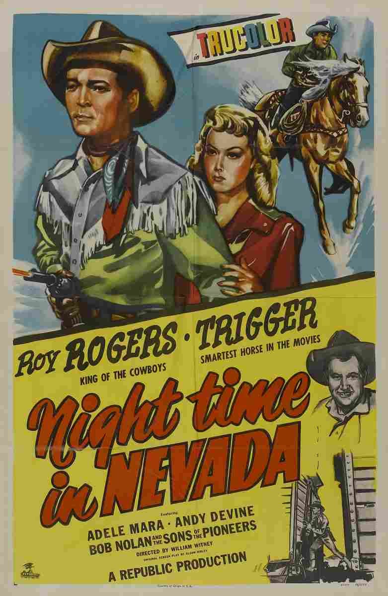 Night Time in Nevada 01  film star poster A4 Photo Print