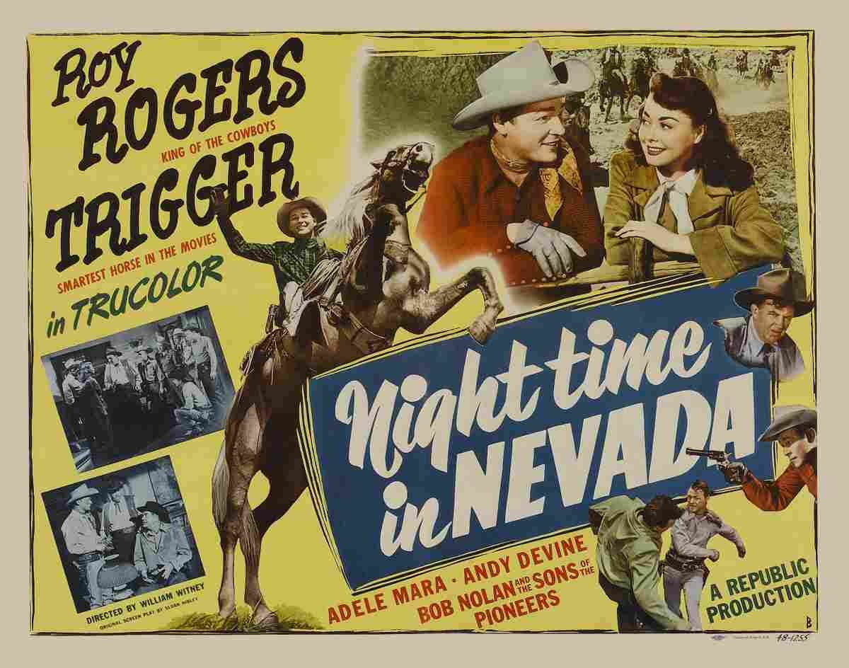 Night Time in Nevada 02  film star poster A4 Photo Print