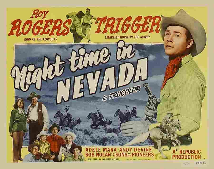 Night Time in Nevada 03  film star poster A4 Photo Print