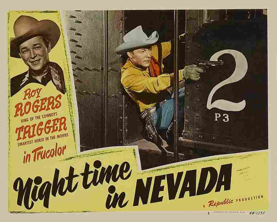Night Time in Nevada 04  film star poster A4 Photo Print