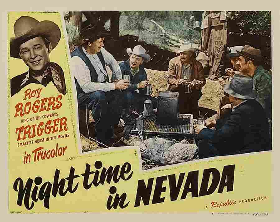 Night Time in Nevada 08  film star poster A4 Photo Print