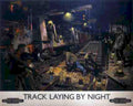 Night Track Railways Vintage Retro Advert Ads A4 Photo Print