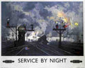 Night Train Railways Vintage Retro Advert Ads A4 Photo Print