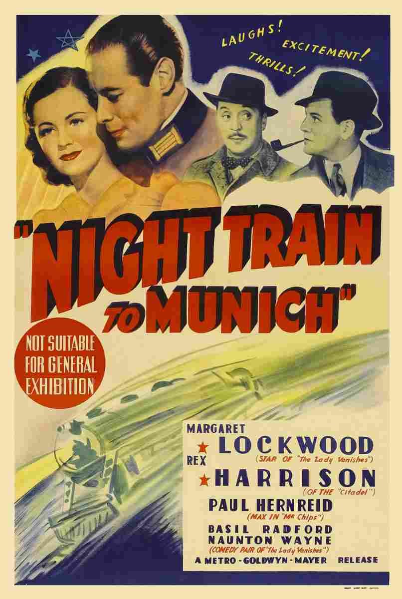 Night Train to Munich 01  film star poster A4 Photo Print