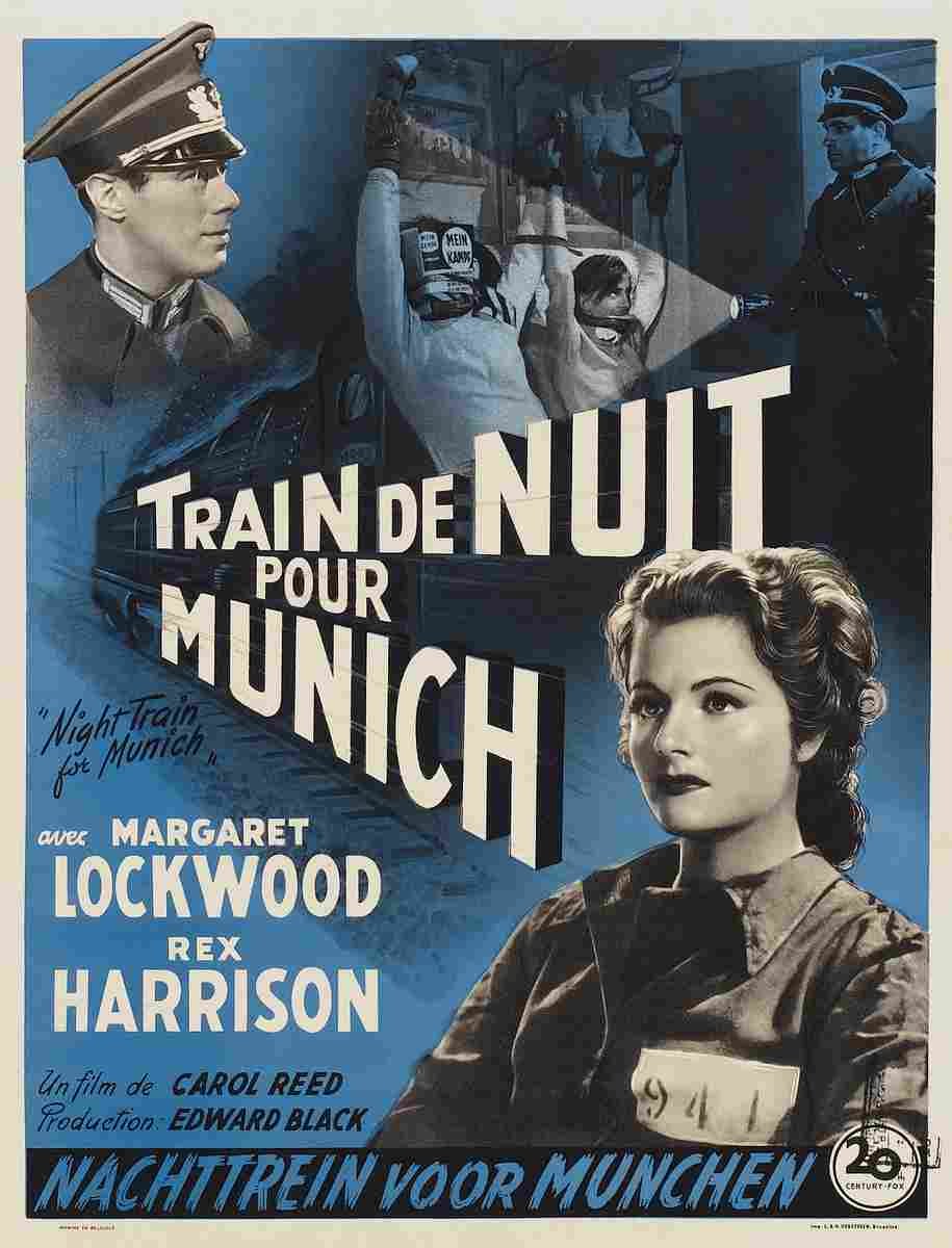 Night Train to Munich 04  film star poster A4 Photo Print
