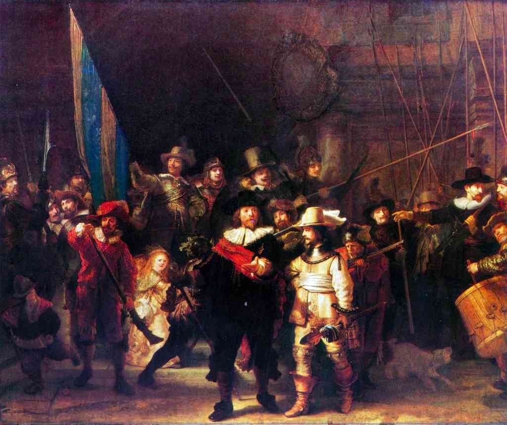 Night Watch Rembrandt A4 Photo Print