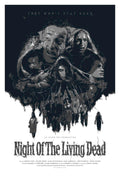 Night Zombies Dead Vintage Retro Advert Poster A4 Photo Print