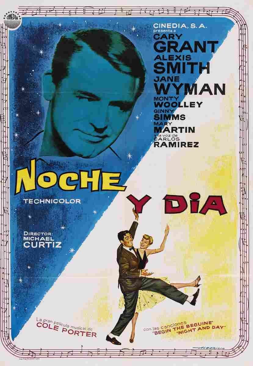 Night and Day 1946 08  film star poster A4 Photo Print