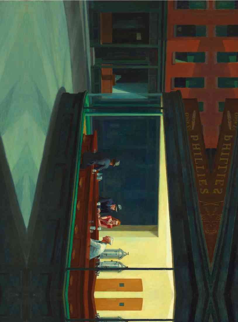 Nighthawks by Edward Hopper 1942 A4 Photo Print