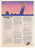 Nike Pisa Sunset Vintage Retro Advert Ads A4 Photo Print