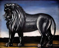 Niko Pirosmani black lion(1) Art A4 Photo Print