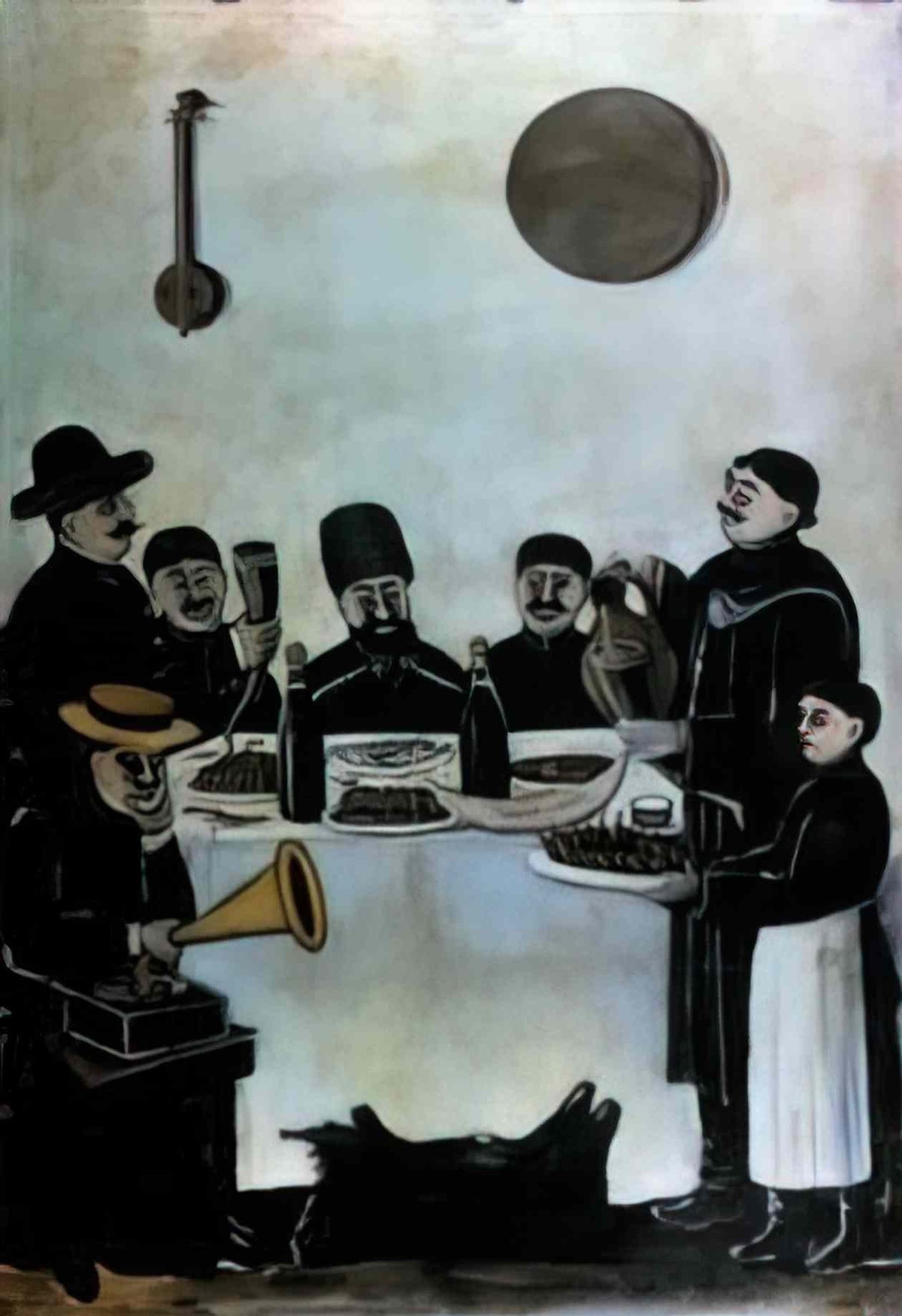 Niko Pirosmani company bego 1(1) Art A4 Photo Print