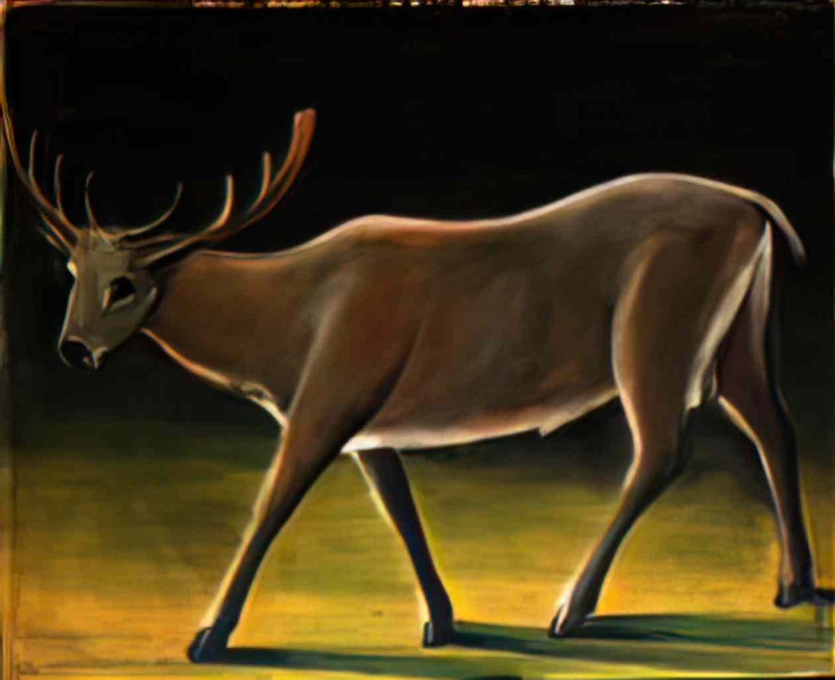 Niko Pirosmani deer 1909(1) Art A4 Photo Print