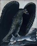 Niko Pirosmani eagle with hare(1) Art A4 Photo Print
