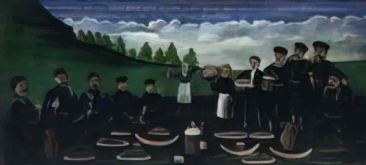 Niko Pirosmani easter festival(1) Art A4 Photo Print
