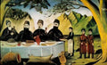Niko Pirosmani feast at gvimradze(3) Art A4 Photo Print