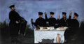 Niko Pirosmani feast with barrel organist datico 1906(1) Art A4 Photo Print