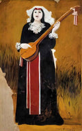 Niko Pirosmani georgian woman with thari Art A4 Photo Print