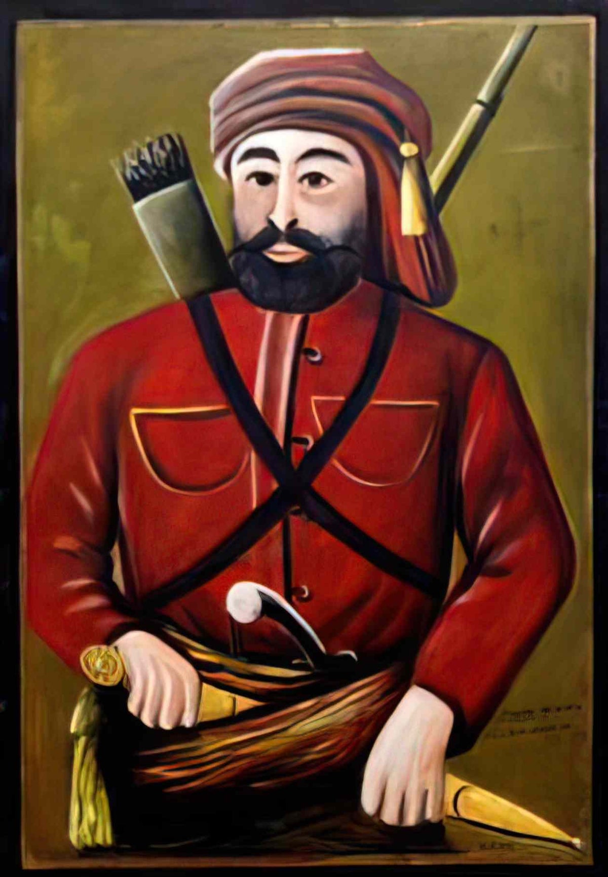 Niko Pirosmani giorgi saakadze 1913(1) Art A4 Photo Print
