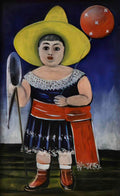 Niko Pirosmani girl with a baloon(1) Art A4 Photo Print