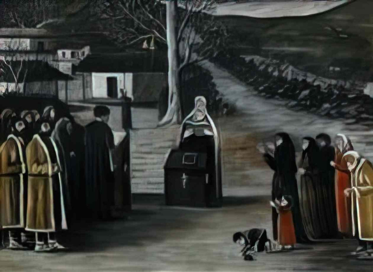Niko Pirosmani prayer in a village(1) Art A4 Photo Print