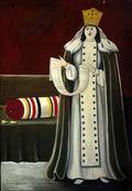 Niko Pirosmani queen tamar 2 Art A4 Photo Print