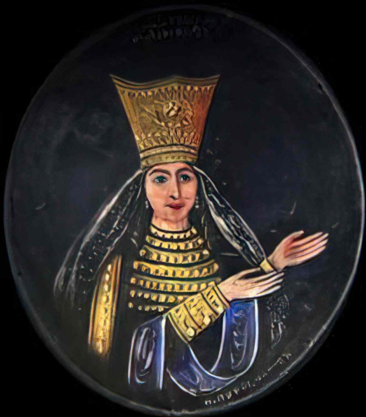 Niko Pirosmani queen tamar Art A4 Photo Print