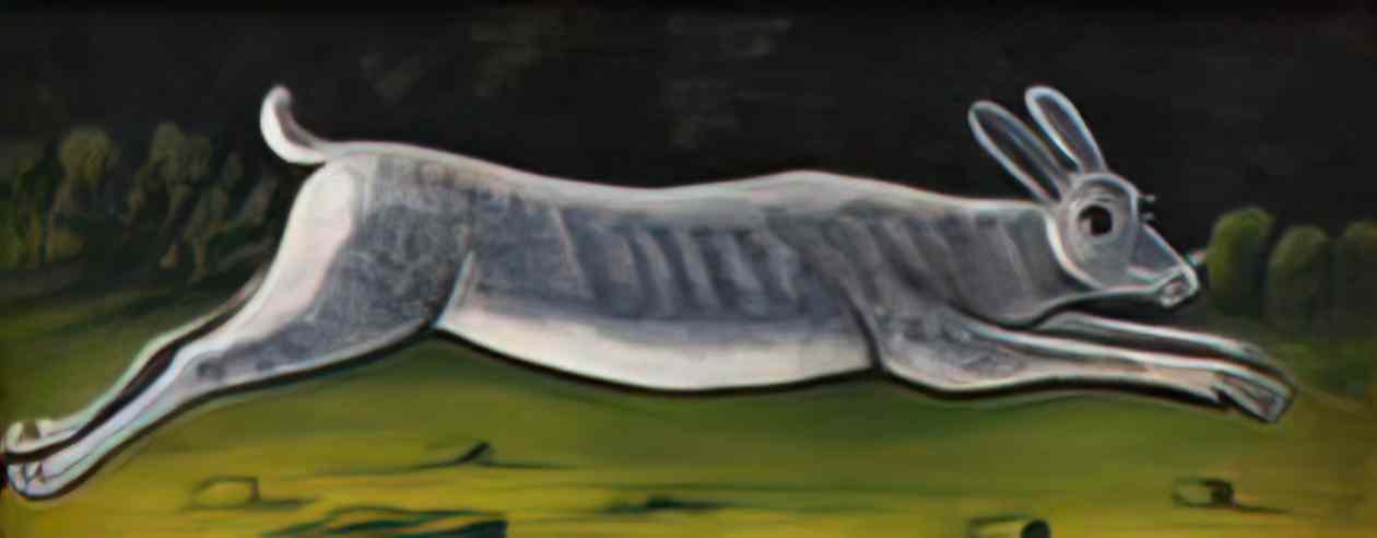 Niko Pirosmani rabbit Art A4 Photo Print
