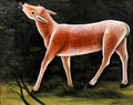 Niko Pirosmani running deer Art A4 Photo Print
