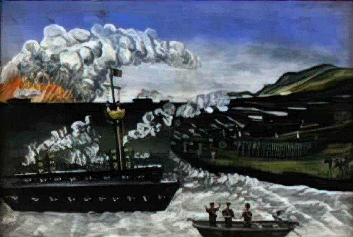 Niko Pirosmani russo japanese war(1) Art A4 Photo Print
