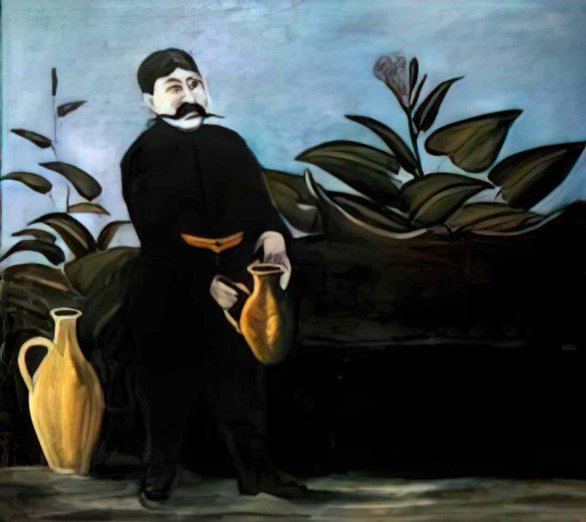 Niko Pirosmani sarkis pouring wine(1) Art A4 Photo Print