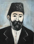 Niko Pirosmani self portrait 1900 Art A4 Photo Print