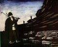 Niko Pirosmani shepherd with flock Art A4 Photo Print