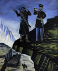 Niko Pirosmani sheth helps prince baryatinsky catch shamil(1) Art A4 Photo Print