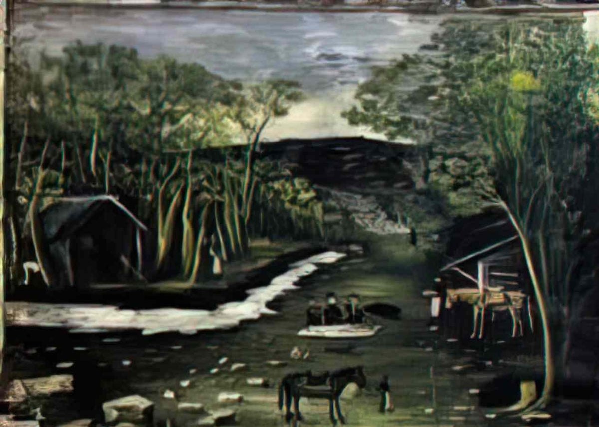 Niko Pirosmani shiraki valley Art A4 Photo Print