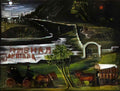 Niko Pirosmani signboard pub at zakataly(1) Art A4 Photo Print