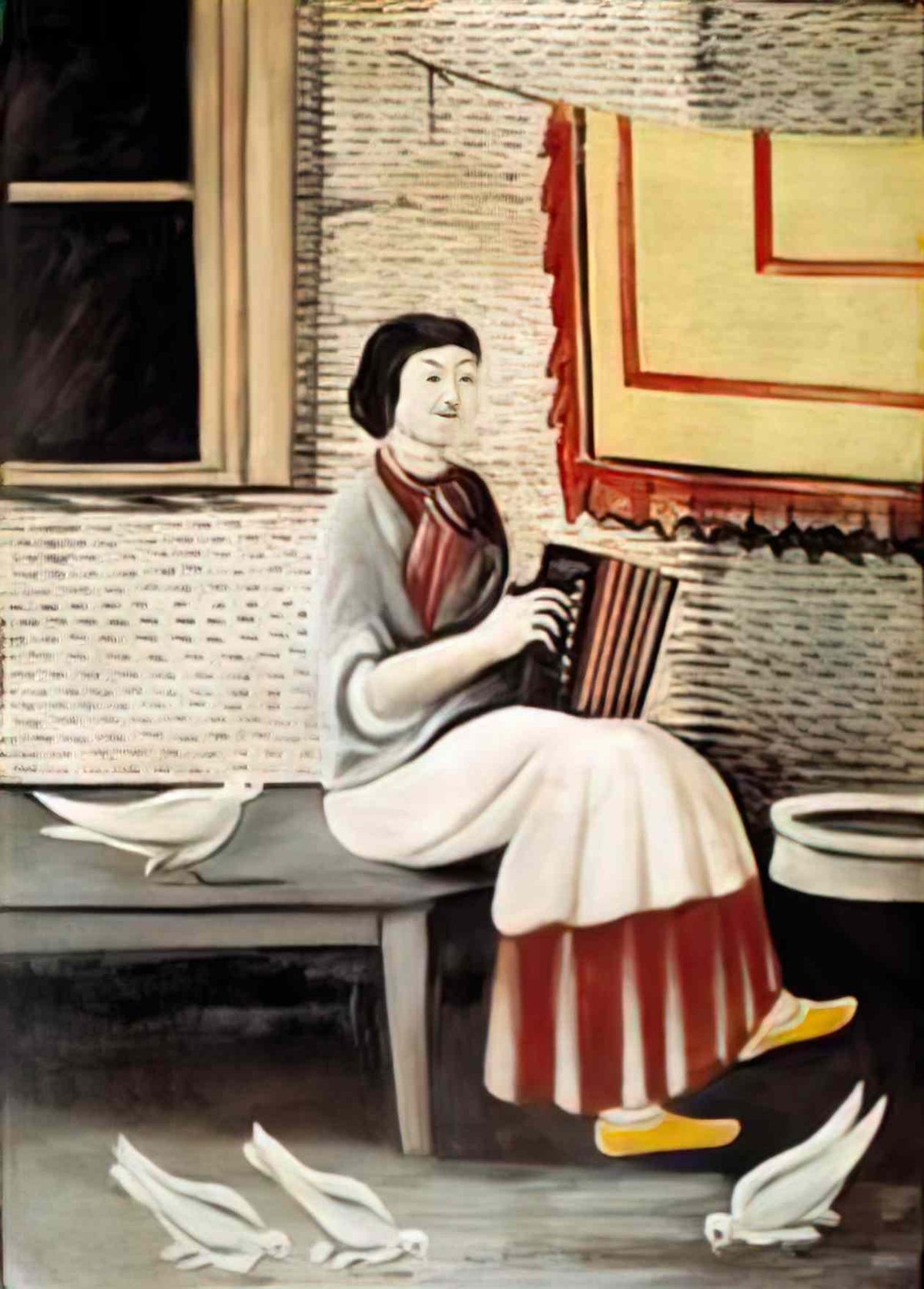Niko Pirosmani sona plays accordion(2) Art A4 Photo Print