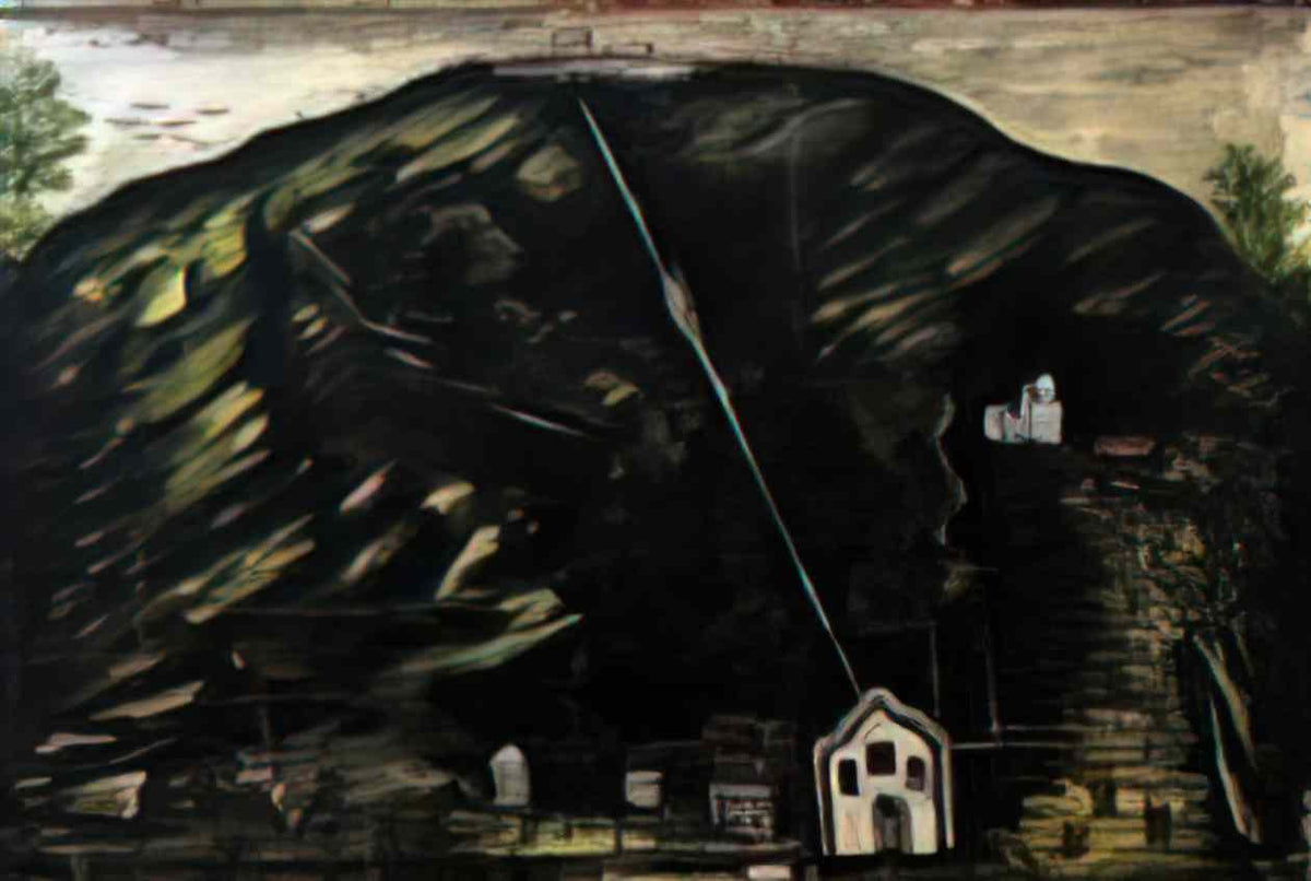 Niko Pirosmani st david s church Art A4 Photo Print