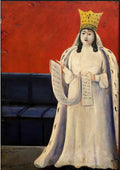 Niko Pirosmani tamar of georgia A4 Photo Print