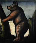 Niko Pirosmani teddy bear(1) Art A4 Photo Print