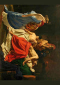 Nikolai Ge achilles and the body of patroclus 1 A4 Photo Print