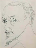 Nikolai Kulbin self portrait 1913 Art A4 Photo Print