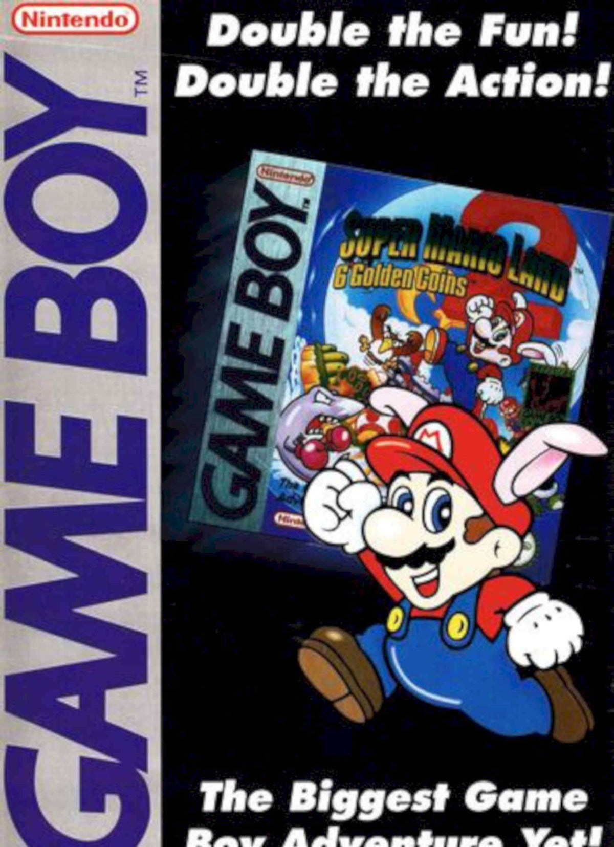 Nintendo Gameboy Super Vintage Retro Advert Poster A4 Photo Print