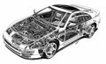 Nissan 300ZX cutaway A4 Photo Print