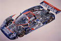 Nissan R89C 1989 cutaway A4 Photo Print