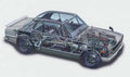 Nissan Skyline C10 cutaway A4 Photo Print