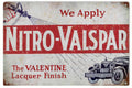 Nitro Valspar Sign Vintage Retro Advert Ads A4 Photo Print