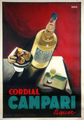 NizzoliCampari Vintage Advert A4 Photo Print