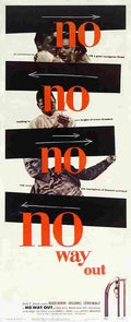 No Way Out 1950 01  film star poster A4 Photo Print